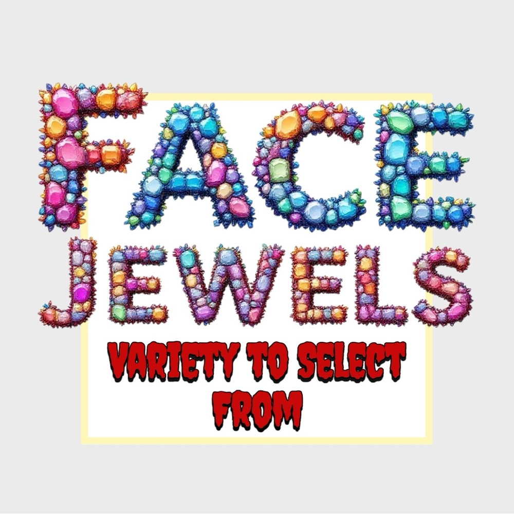 Spirit Face Jewels and Face Decals - Variety